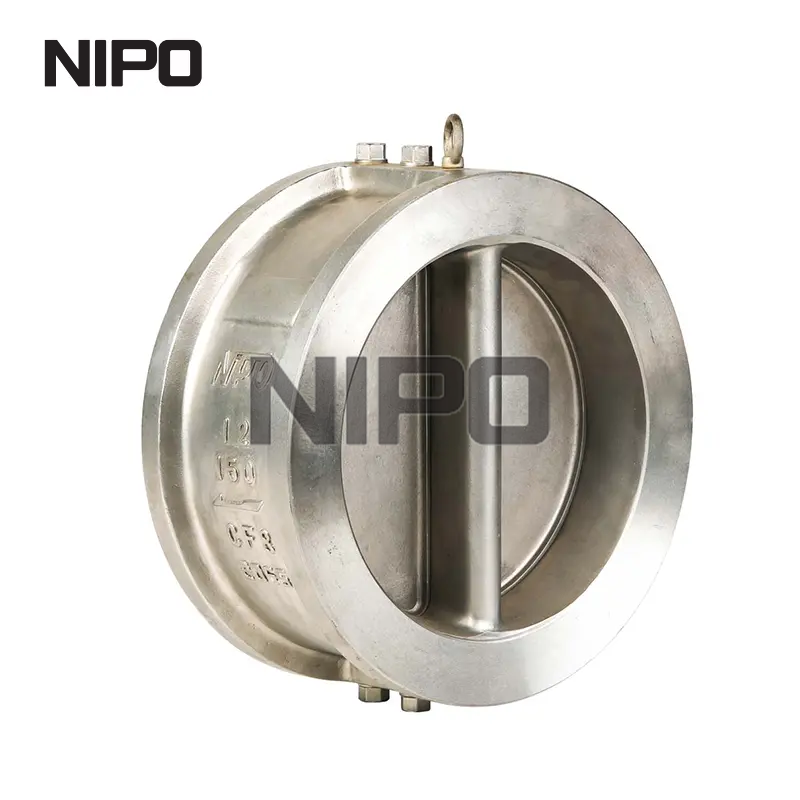 对夹式双瓣旋启式止回阀