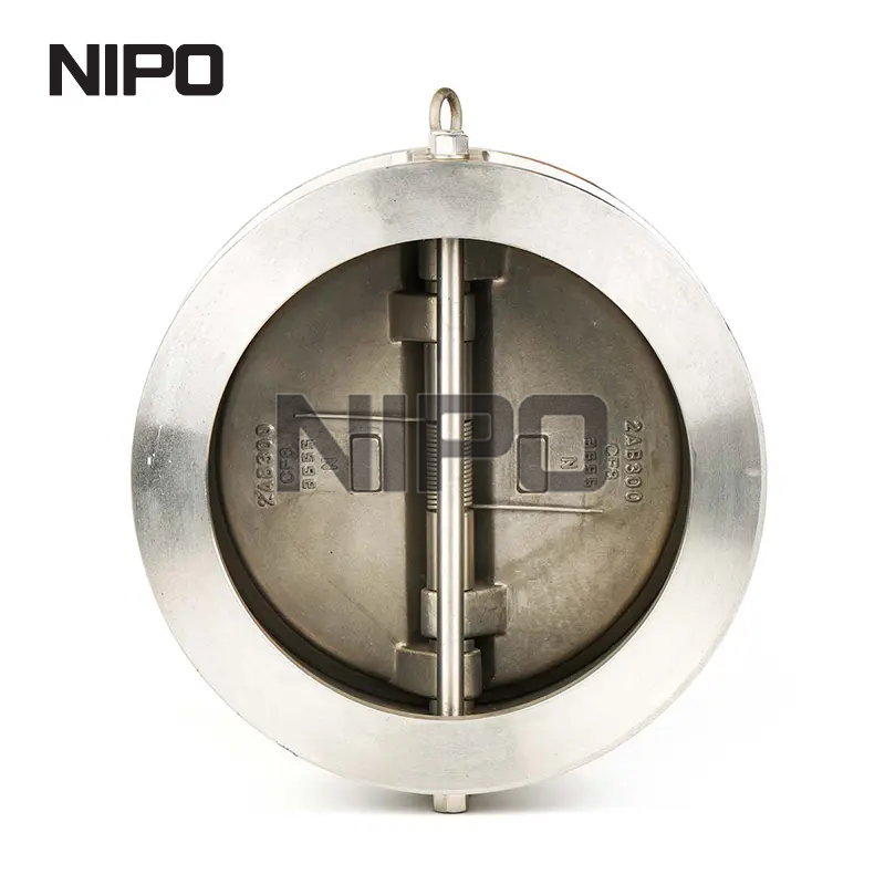 对夹式双瓣旋启式止回阀